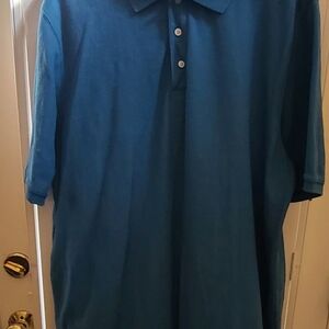 The Foundry Supply Co Blue Polo Shirt Classic Cotton